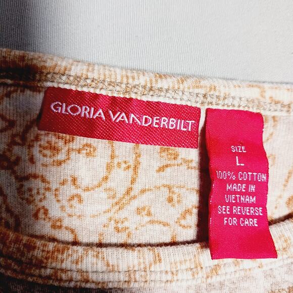 T-Shirt Women Café de Paris Graphic Metallic Romantic Vintage European Chic Sz L - Picture 7 of 8